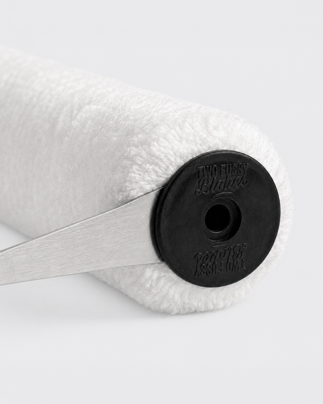 Pop-off end cap on a Hybrid Mohair sleeve